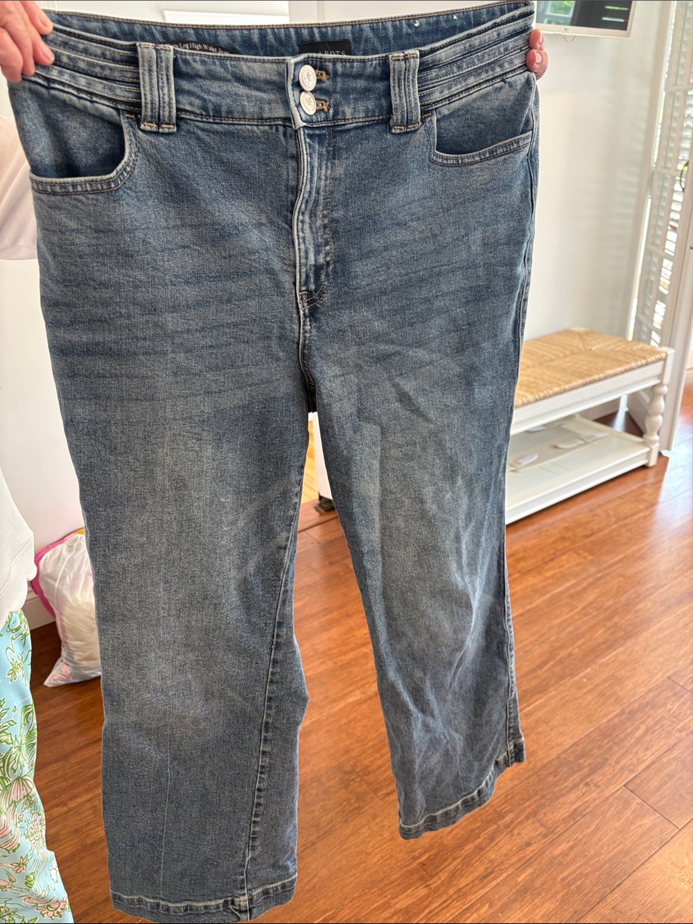 Women’s Talbots wide leg flair Denim Jeans - Blue